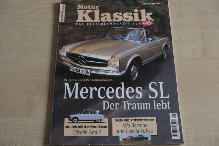 Deckblatt Motor Klassik (01/1996)